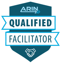 ARIN Qualified Facilitator badge